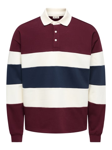 ONLY & SONS Sweat-Oberteil in Port Royale