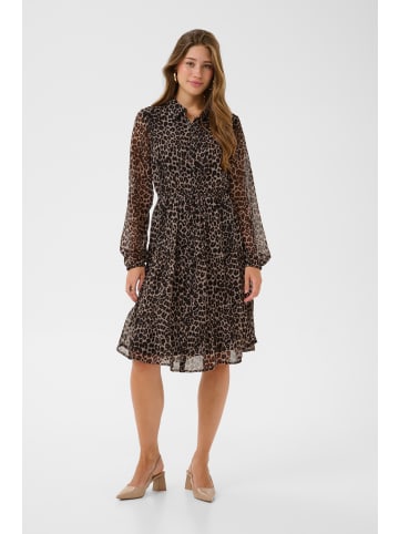 Cream Kleid CRYuna A-shape in Natrual Animal Spots