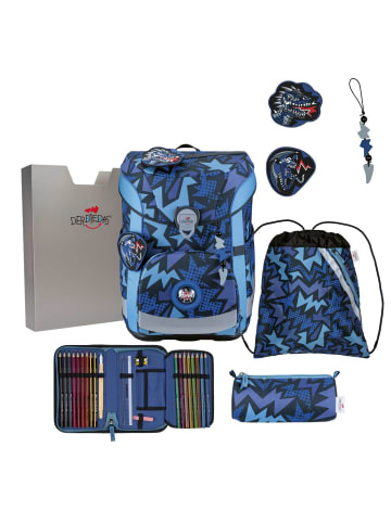 DerDieDas DerDieDas ErgoFlex Easy Dark Dragon Schulranzenset 5-teilig