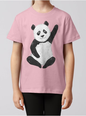 wat? Apparel T-Shirt Panda in Rosa