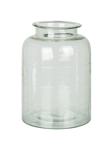 Beliani Blumenvase VINDALOO in Grün - (W) 25 x (H) 35 x (L) 25 cm