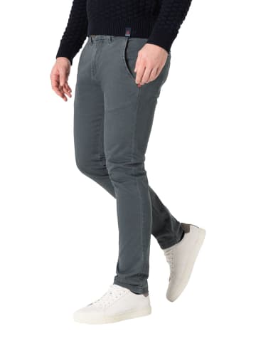 Timezone Stoffhose / Chino SLIM JANNOTZ slim in Anthrazit