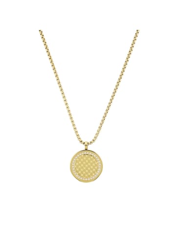 JOOP! Kette mit Anhänger Edelstahl, IP gold in Gold