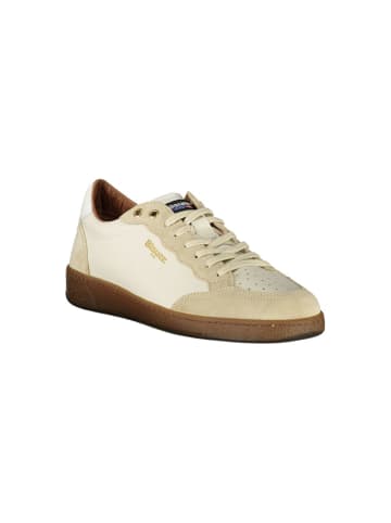 BLAUER USA Weiße Leder-Sneaker