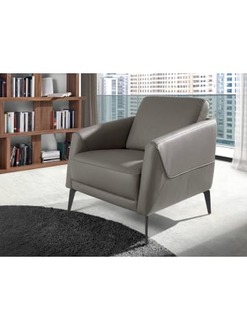 Angel Cerdá Sessel 5134 in Grau / Schwarz – (B)78 x (H)80 x (T)82 cm
