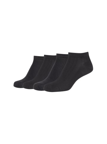 camano Sneakersocken 4er Pack black