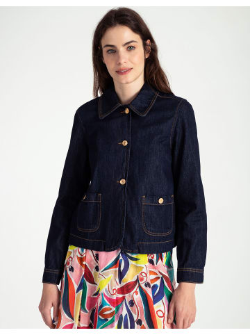 More & More Jeansjacke in dark blue denim