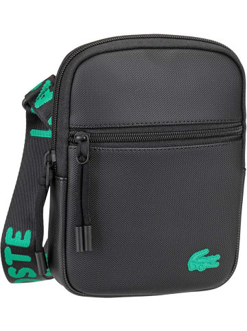 Lacoste Umhängetasche LCST Seasonal NH4679TX in Jacquard Webbing Noir