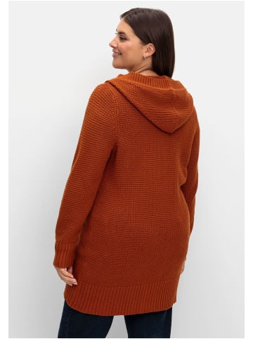 sheego Strickjacke in cognac