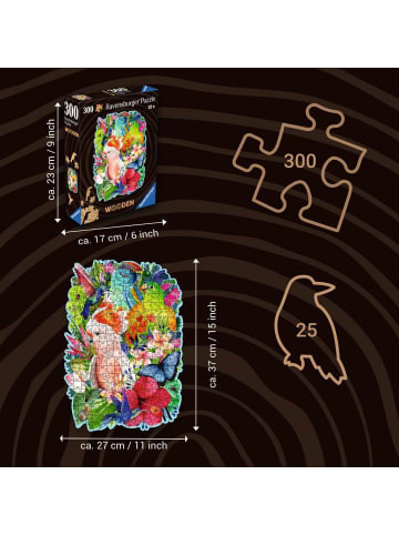 Ravensburger Ravensburger Puzzle 300 Teile Exotische Vögel in bunt