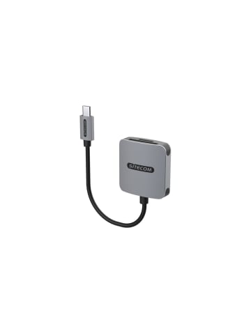 COFI 1453 Sitecom USB-C-Kartenleser UHS-I in Grau