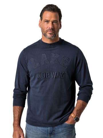 JP1880 Kurzarm T-Shirt in navy blau
