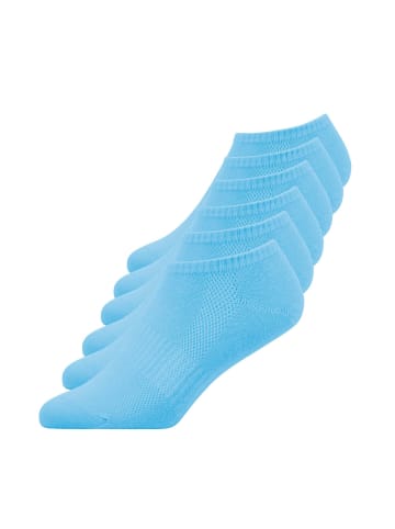 SNOCKS Kinder Sneaker Socken aus Bio-Baumwolle Blau 6 Paar