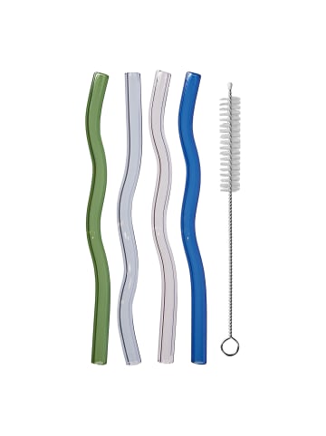 Butlers Trinkhalm-Set LONG DRINK 5-tlg. in Multicolor
