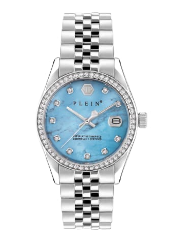 Philipp Plein Armbanduhr in silber/blau