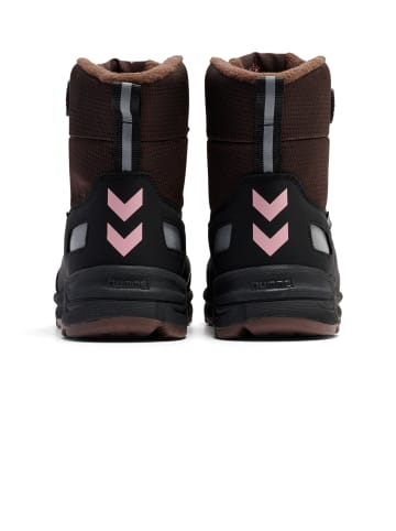 Hummel Klettverschluss Stiefel Snow Boot Draußen Kinder in PEPPERCORN