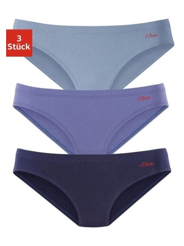 S. Oliver Bikinislip in blaufarben