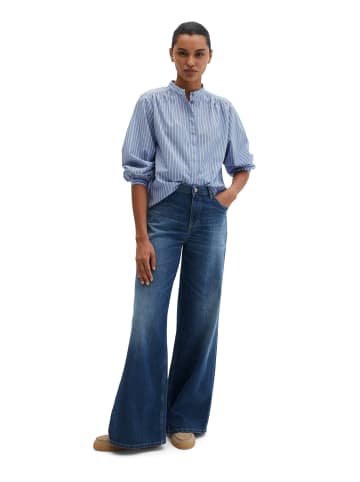 Marc O'Polo Streifenbluse regular in Medium Blue