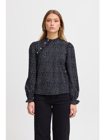 ICHI Langarm-Bluse IXTANYA Regular fit in Black