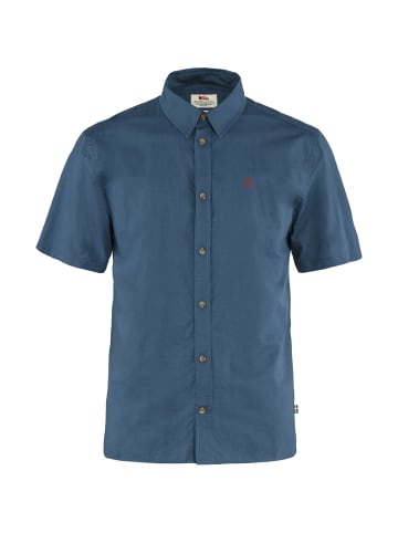 FJÄLLRÄVEN Hemd Övik Lite Shirt SS in Royal Blau