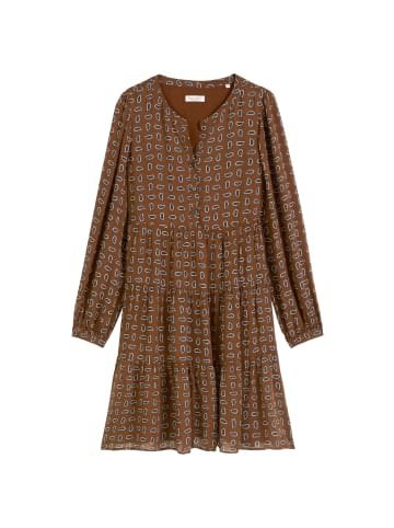 Marc O'Polo Kurzes Stufenkleid regular in multi/warm brown