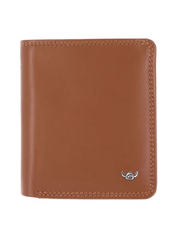 Golden Head Polo Geldbörse RFID Schutz Leder 10 cm cognac