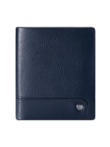 Roncato Alaska Geldbörse RFID Schutz Leder 9 cm in navy