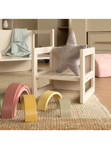 roba Kinder-Wendehocker & Stuhl, 3 Sitzhöhen, Beige/Cashmere