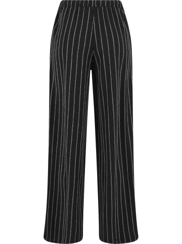 Urban Classics Trouser in black/offwhite