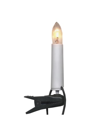 MARELIDA Kerzenlichterkette 16 Baumkerzen E10 Fassung für Innen L: 7,5m in weiß