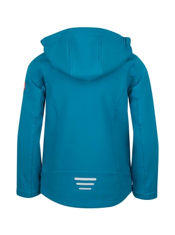 Trollkids Softshell Jacke "Preikestolen" in Dunkelblau/Zimt/Nachtblau