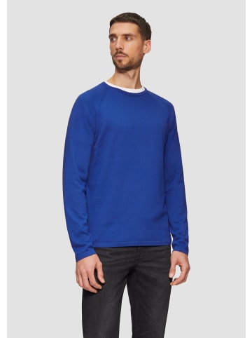 s.Oliver Strickpullover langarm in Blau