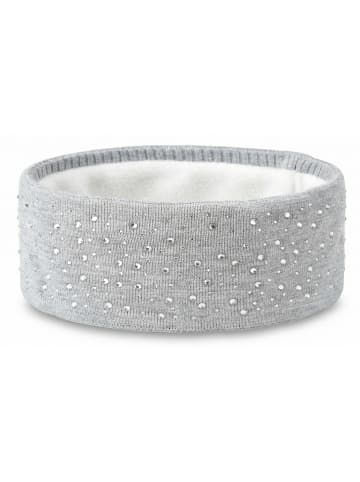 styleBREAKER Feinstrick Stirnband in Hellgrau