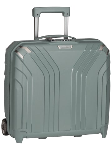 travelite Pilotenkoffer Elvaa Businesswheeler in Blaugrau