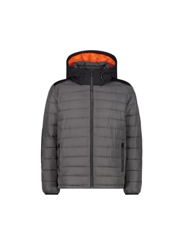 cmp Steppjacke Jacket Fix Hood in Grau