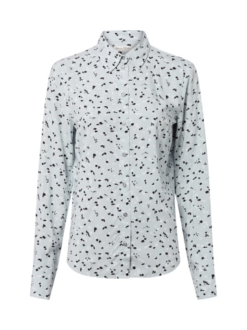 Marc O'Polo Bluse in hellblau schwarz - 0001