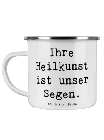 Mr. & Mrs. Panda Tasse Spruch Arzt Segen mit Spruch in Weiß