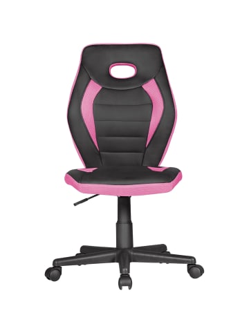 FineBuy Bürostuhl in Rosa / Stoff / 63x63x103