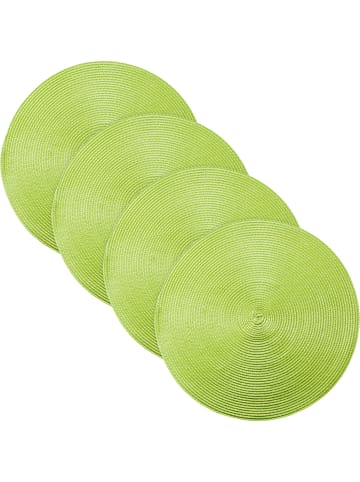 Erwin Müller Tischset 4er-Pack Amadora in hellgrün