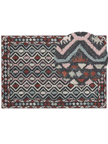 Beliani Kurzflor HAYMANA in Bunt - (W) 160 x (H) 0.12 x (L) 230 cm