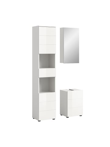 ebuy24 Badmöbelset Vira (3-teilig) Weiß 91 x 34 cm