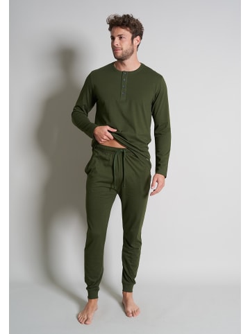 Tom Tailor Lange-Hose Cansas in grün-dunkel-uni