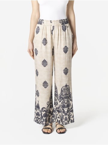 KOROSHI Fluide Damenhosen in weiß