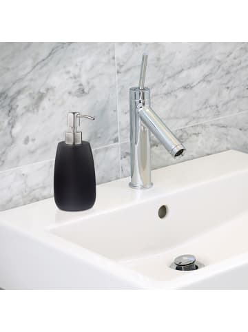 relaxdays 2 x Seifenspender in Schwarz - 0,3 l