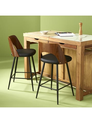 Signature Stuhl AUSTIN in Blau - (W) 45 x (H) 90 x (L) 47 cm