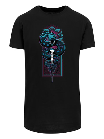 F4NT4STIC Long Cut T-Shirt Harry Potter Neon Nagini in schwarz