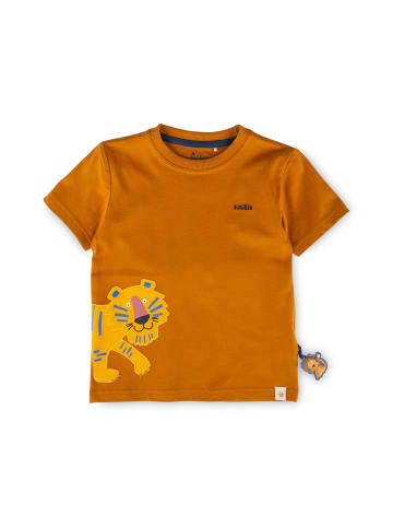 Sigikid T-Shirt Tiger & Löwe in Ockergelb