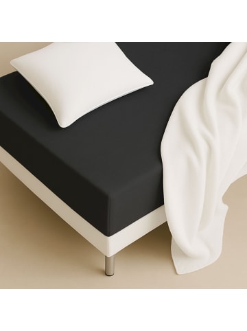 Schöner Wohnen Kollektion Spannbettlaken FLAT 1 in Anthrazit