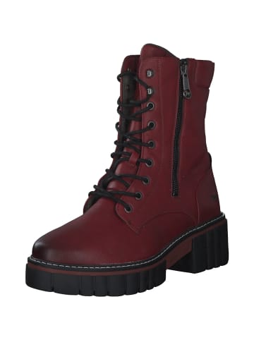 Mustang Biker Boots in Rot