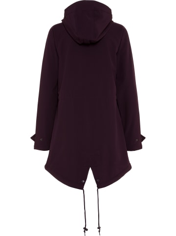 BMS Sailing Wear Damenmantel aus Softshell in beere atmugnsaktiv